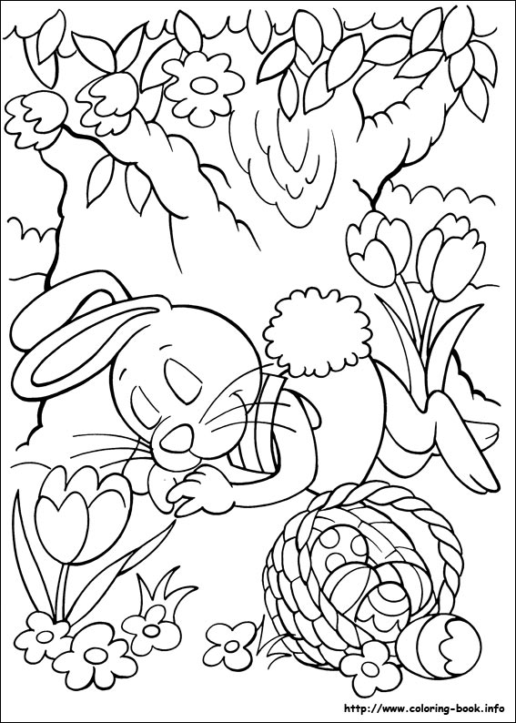 Peter Cottontail coloring picture